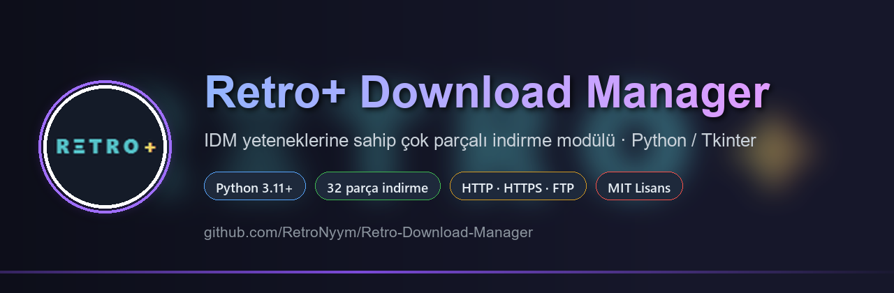 Retro+ Download Manager afiş